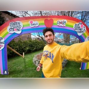 Ice Cream Crewneck Sweater | Yellow | Size Medium